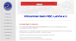 Desktop Screenshot of mbc-lehrte.de
