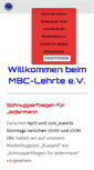 Mobile Screenshot of mbc-lehrte.de