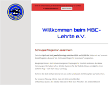 Tablet Screenshot of mbc-lehrte.de